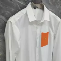 $76.00 USD Hermes Shirts Long Sleeved For Men #1378516