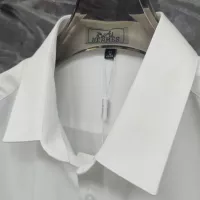 $76.00 USD Hermes Shirts Long Sleeved For Men #1378516