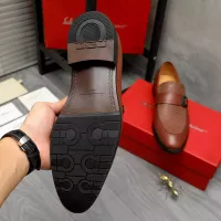 $88.00 USD Salvatore Ferragamo Leather Shoes For Men #1380558