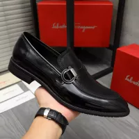 $88.00 USD Salvatore Ferragamo Leather Shoes For Men #1380566