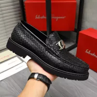 $96.00 USD Salvatore Ferragamo Leather Shoes For Men #1380569