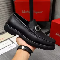 $96.00 USD Salvatore Ferragamo Leather Shoes For Men #1380571