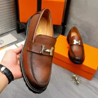 $85.00 USD Hermes Leather Shoes For Men #1380632