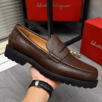 $85.00 USD Salvatore Ferragamo Leather Shoes For Men #1380641