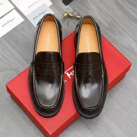 $85.00 USD Salvatore Ferragamo Leather Shoes For Men #1380653