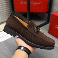 $82.00 USD Salvatore Ferragamo Leather Shoes For Men #1380671