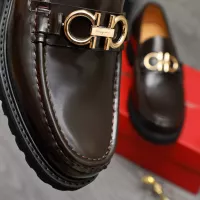 $85.00 USD Salvatore Ferragamo Leather Shoes For Men #1380714