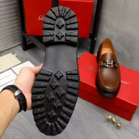 $85.00 USD Salvatore Ferragamo Leather Shoes For Men #1380721