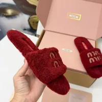 $88.00 USD MIU MIU Slippers For Women #1381063