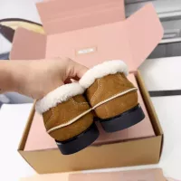 $105.00 USD MIU MIU Leather Shoes For Women #1381070