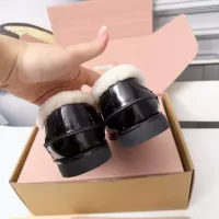 $105.00 USD MIU MIU Leather Shoes For Women #1381073