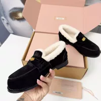 $105.00 USD MIU MIU Leather Shoes For Women #1381074