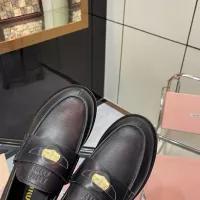 $102.00 USD MIU MIU Leather Shoes For Women #1381078