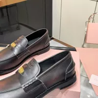 $102.00 USD MIU MIU Leather Shoes For Women #1381078