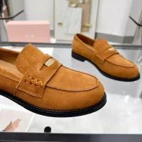 $102.00 USD MIU MIU Leather Shoes For Women #1381082