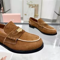 $102.00 USD MIU MIU Leather Shoes For Women #1381083