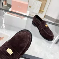 $102.00 USD MIU MIU Leather Shoes For Women #1381084