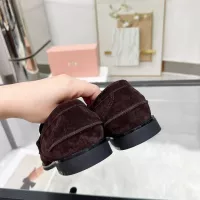 $102.00 USD MIU MIU Leather Shoes For Women #1381084