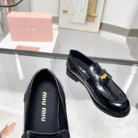 $102.00 USD MIU MIU Leather Shoes For Women #1381086