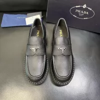 $135.00 USD Prada Leather Shoes For Men #1381118
