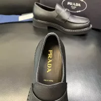 $135.00 USD Prada Leather Shoes For Men #1381118
