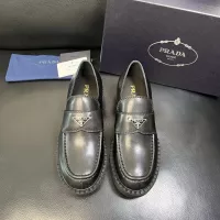 $135.00 USD Prada Leather Shoes For Men #1381119