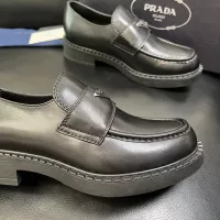 $135.00 USD Prada Leather Shoes For Men #1381119