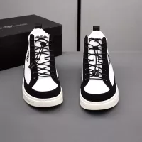 $85.00 USD Armani High Tops Shoes For Men #1381271
