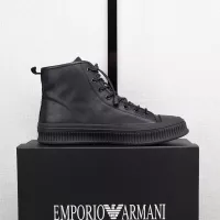 $88.00 USD Armani High Tops Shoes For Men #1381275