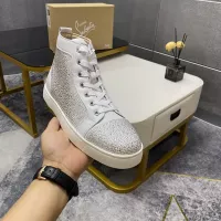 $92.00 USD Christian Louboutin High Top Shoes For Women #1381343
