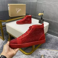 $92.00 USD Christian Louboutin High Top Shoes For Men #1381352