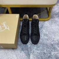 $92.00 USD Christian Louboutin High Top Shoes For Men #1381354