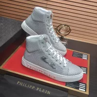 $88.00 USD Philipp Plein PP High Tops Shoes For Men #1381446
