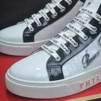 $88.00 USD Philipp Plein PP High Tops Shoes For Men #1381448