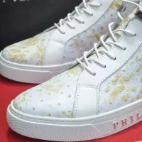 $92.00 USD Philipp Plein PP High Tops Shoes For Men #1381452