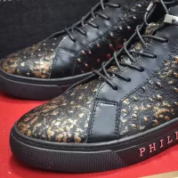 $92.00 USD Philipp Plein PP High Tops Shoes For Men #1381454