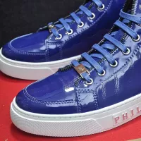 $92.00 USD Philipp Plein PP High Tops Shoes For Men #1381458