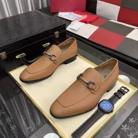 $108.00 USD Salvatore Ferragamo Leather Shoes For Men #1381471