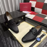 $108.00 USD Salvatore Ferragamo Leather Shoes For Men #1381472