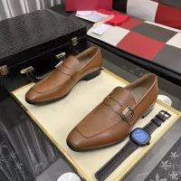 $108.00 USD Salvatore Ferragamo Leather Shoes For Men #1381483