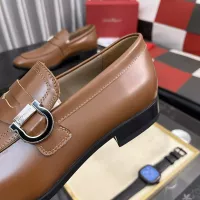 $108.00 USD Salvatore Ferragamo Leather Shoes For Men #1381483