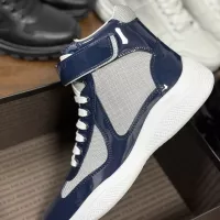 $92.00 USD Prada High Top Shoes For Men #1381668
