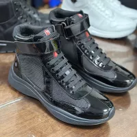 $92.00 USD Prada High Top Shoes For Men #1381669