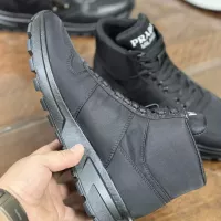 $98.00 USD Prada High Top Shoes For Men #1381670