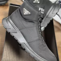 $98.00 USD Prada High Top Shoes For Men #1381670