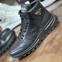 $100.00 USD Prada High Top Shoes For Men #1381671