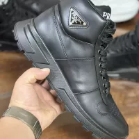 $100.00 USD Prada High Top Shoes For Men #1381671