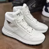 $100.00 USD Prada High Top Shoes For Men #1381672