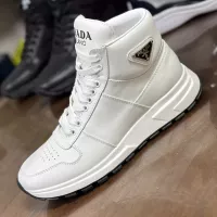 $100.00 USD Prada High Top Shoes For Men #1381672