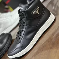 $100.00 USD Prada High Top Shoes For Men #1381673